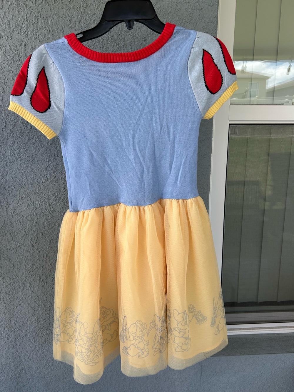 Girls' Disney Princess Snow White Seven Dwarfs Cosplay Dress Up Size L 10/12 - Picture 2 of 4